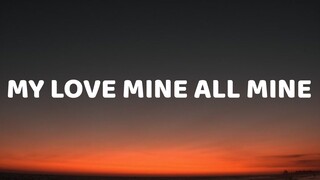 Mitski - My Love Mine All Mine (Lyrics)