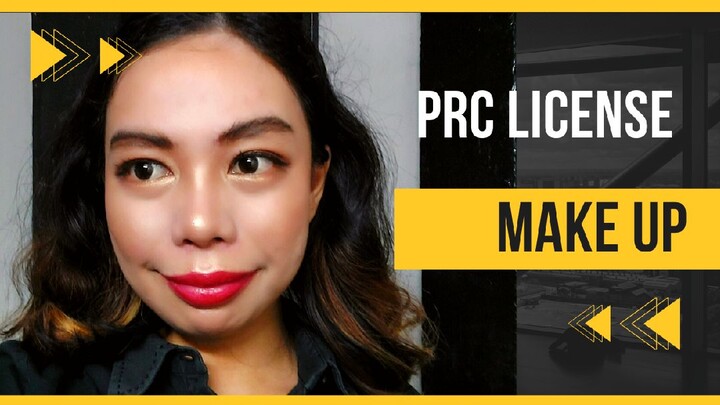 PRC License Make Up Look