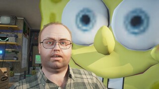 Spongbob Meets Lester in GTA 5