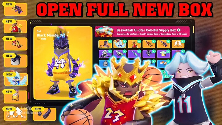 OPEN FULL - NEW Basketball ALL-Star Colorful Supply Box!! | SOUTH SAUSAGE MAN