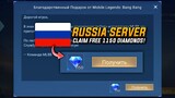 HOW TO CLAIM FREE 1150 DIAMONDS FROM RUSSIA SERVER WITHOUT USING ANY VPN | MLBB LASTEST TRICKS 2022
