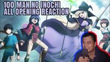 100 Man No Inochi All Opening Reaction || Bongol Pika #anime #reaction #opening