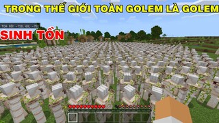 THỬ THÁCH SINH TỒN | VHBOY ĐÃ TẠO RA 1000 GOLEM ĐỂ BẢO VỆ DÂN LÀNG KHỎI ZOMBIE