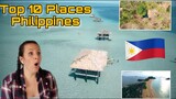 10 Top Places in the PHILIPPINES ( TRAVELERS PARADISE ) / Spanish Reaction!