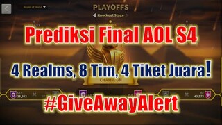 4 Realms, 4 Tiket Juara! Prediksi Final Osiris League S4! #GiveAwayAlert Rise of Kingdoms Indonesia