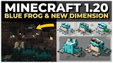 Minecraft 1.20: Blue Frogs + The Dark Dimension | The Wild Update Part 2?