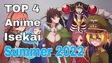 Rekomendasi 4 Anime Isekai Terbaik Summer 2022 | MC Overpower
