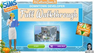 The Sims Freeplay- Downtown Developer Event | Full Walkthrough | XCultureSimsX