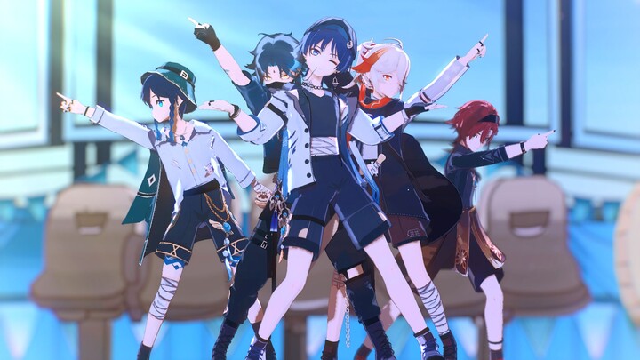 [Genshin Impact MMD] Crazy Five/Everyone is happy ☆ お気に肖すまま