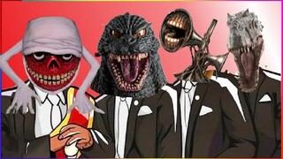 BRIDGE WORM & GODZILLA & SIREN HEAD & ANGUIRUS - Coffin Dance X Baby Shark COVER