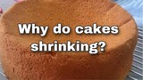 The reason behind shrinking cake | mga dahilan Kung Bakit bumabagsak ang sponge cake .