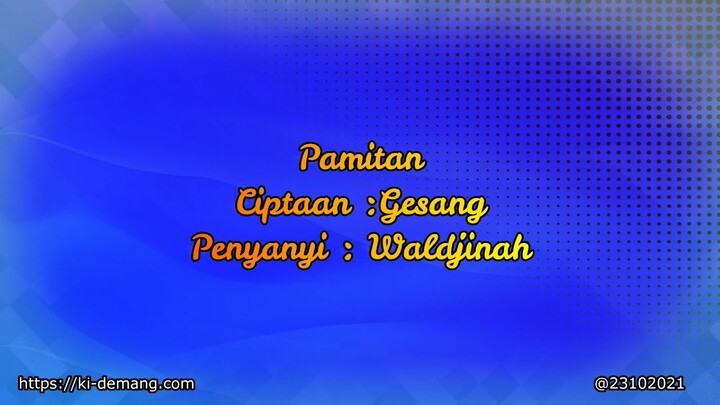Pamitan   Waldjinah