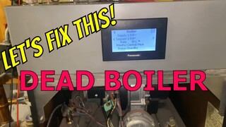 US Boiler Burnham Alpine Blank Screen & Burning Smell