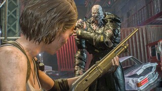 Resident Evil 3 Remake - NEMESIS "No Damage" Boss Fight (Shotgun Only)