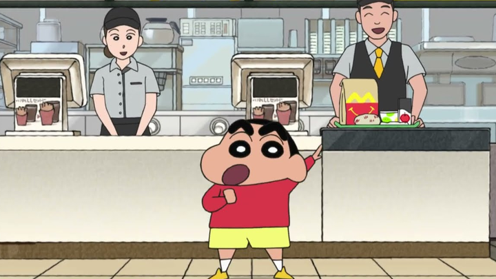 Crayon Shin-chan x McDonald's syuting iklan
