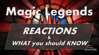 Magic Legends Reactions | What you NEED to KNOW