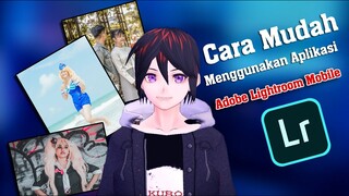 Tutorial Mudah Menggunakan Aplikasi Adobe Lightroom Mobile (etc) Untuk Edit Foto【Indonesia / Vtuber】