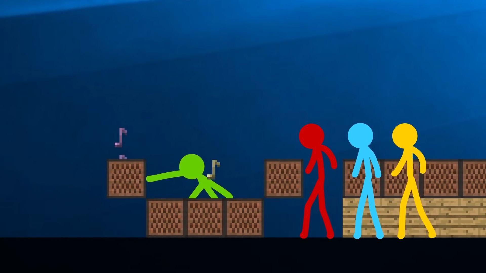 Note Block Battle - Animation vs. Minecraft Shorts #Alan_Becker_so #al, Alan Becker