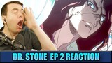 KING OF THE STONE WORLD | Dr. Stone Ep 2 Reaction
