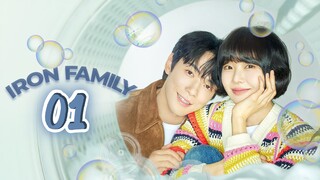 🇰🇷EP. 1 IRON FAMILY (2024) HD | ENG SUB | Comedy/Drama/Mystery