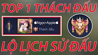 Top 1 Thách Đấu Việt Nam Lần Đầu Lộ Lịch Sử Đấu Có Gì Bên Trong ? | Liên Quân Mobile