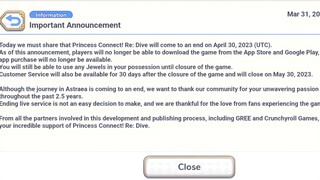 Princess Connect: Re Dive EN - Killing time before the game closes EN server on April 30th