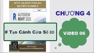 Revit Architecture 2021: Khóa Family, Chương 04, Video 06.