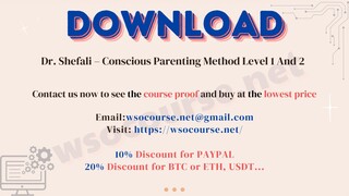 [WSOCOURSE.NET] Dr. Shefali – Conscious Parenting Method Level 1 And 2
