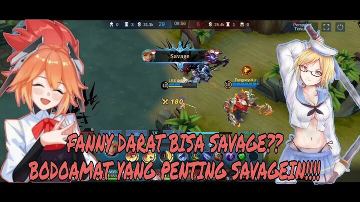 FANNY DARAT 2KABEL BISA SAVAGE?!? HOKI SEKALI ADIK²!!!!