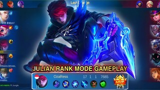 Next New Hero Julian Ranked Mode Gameplay - Mobile Legends Bang Bang