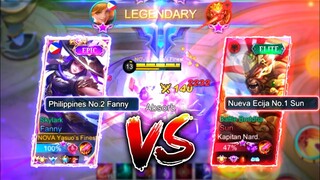 SUPREME FANNY VS SENIOR SUN | FANNY GAMEPLAY | MLBB
