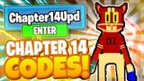KITTY CODES | ALL NEW *CHAPTER 14* UPDATE OP CODES! Roblox Kitty