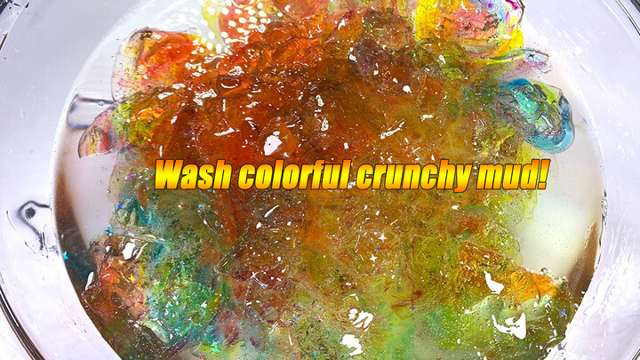 [Cuộc sống] Slime: Rửa slime vừa màu sắc vừa giòn