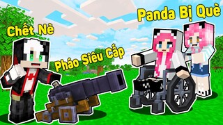 REDHOOD THỬ THÁCH 24 GIỜ TROLL CHỊ PANDA QUÈ CHÂN TRONG MINECRAFT*MỀU CHẾ TẠO XE LĂN TẶNG CHỊ PANDA