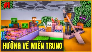 [ Lớp Học Quái Vật ] Hướng Về Miền Trung #1 | Minecraft Animation