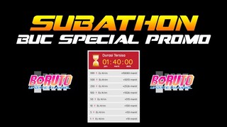 SPECIAL PROMO SUBATHON DALAM RANGKA BORUTO JADI VILLAIN!