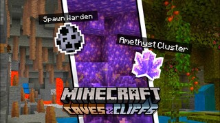 MCPE 1.17 Caves & Cliffs Update (Addon Review 2021)