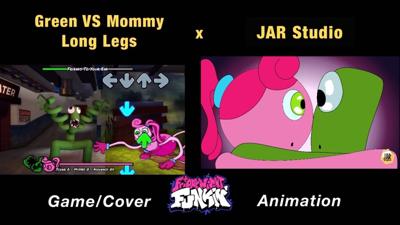 Mommy Long Legs x Blue  Rainbow Friends Animation 