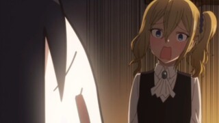 "Ai Hayasaka was shocked when she stuck her tongue out for the first kiss~"