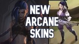 NEW Arcane Skins (Caitlyn, Jinx, Vi, Jayce)