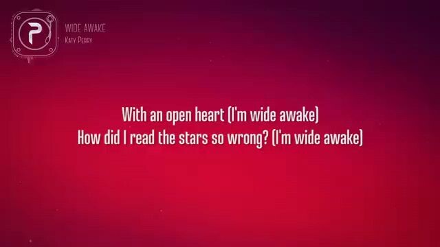 wide awake lyrics