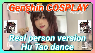 [Genshin Impact  COSPLAY]  Real person version Hu Tao dance
