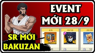 SR MỚI BAKUZAN Và Event Cập Nhật 28/9 - ONE PUNCH MAN THE STRONGEST | Dat PH