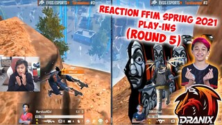 DETIK-DETIK BOCIL DRNX ARULL NGAMUK SAMPAI BOOYAH!! | REACTION FFIM SPRING 2021 PLAY-INS ROUND 5