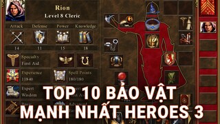 Top 10 bảo vật mạnh nhất Heroes 3 Might & Magic