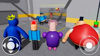 Playing as All Scary Obby Characters vs Barry's Prison Run Roblox