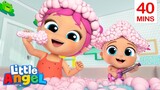 Bath song Pink Bubble Bath Party Songs | Nursery Rhymes for Kids