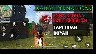 ZONA KEDUA BARU BERJALAN EH LANGSUNG BOOYAH AJA - FREE FIRE