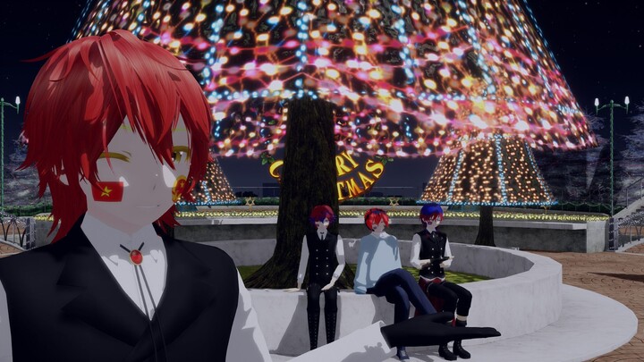 MMD COUNTRYHUMANS VIETNAM X OTHER COUNTRY_ALL I WANT FOR CHRISTMAS