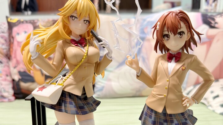 Seni video unboxing dari figur Edisi Hari Jadi ke-15 Kotobukiya Misaka Mikoto & Shokuhou Misaki tida